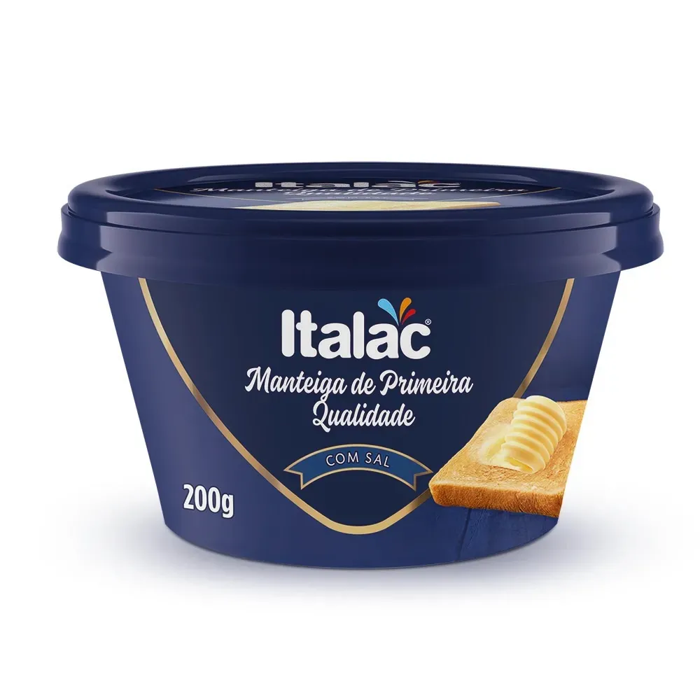Manteiga Italac com Sal 200G