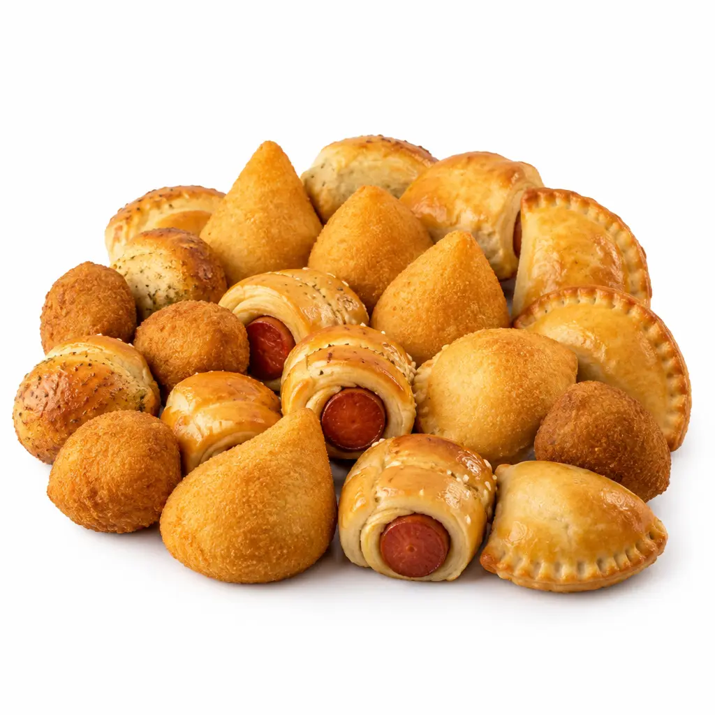 Mini salgados sortidos KG